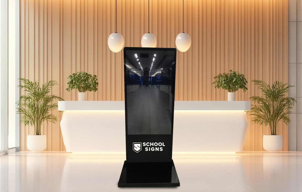 LCD Screen - Floor Standing – School Signs DIY by Signpac